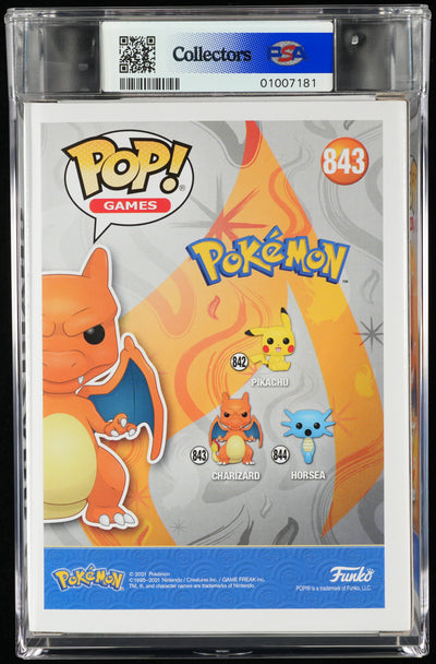 Funko Pop! Pokemon: Charizard PSA Graded Vinyl Figure #843 Cert #01007181