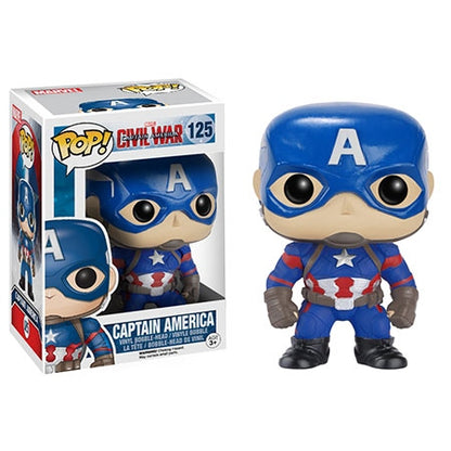 Funko Pop! Marvel Civil War: Civil War Captain America Vinyl Figure #125