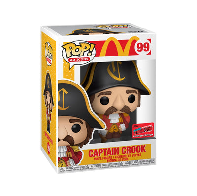 Funko Pop! McDonald's Captain Crook 2020 NYCC Exclusive Vinyl Figure #99