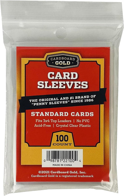 Carboard Gold: Standard Card Sleeves (100 Pack)