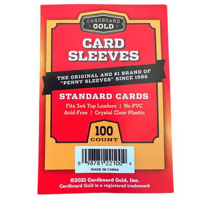 Carboard Gold: Standard Card Sleeves (100 Pack)