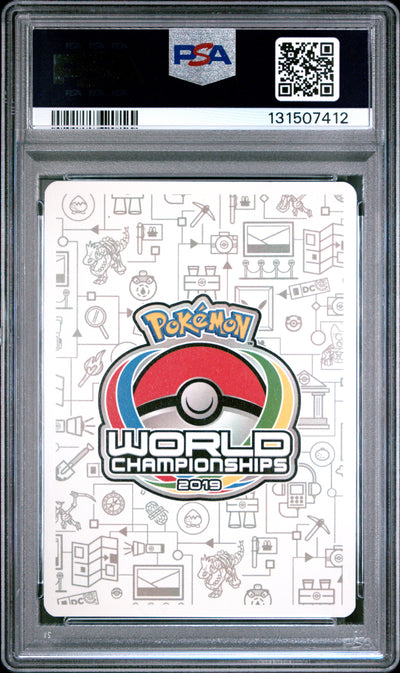 Pokemon 2019 World Championships Deck: Perfection 57 Dedenne Gx PSA 7 NM Cert #131507412