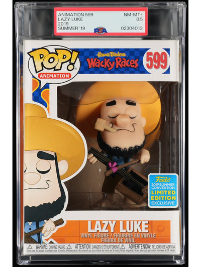 Funko Pop! Wacky Races: Lazy Luke PSA Graded Vinyl Figure #599 Cert #02304013