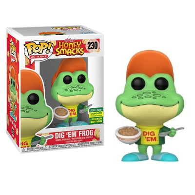 Funko Pop! Kellogg's Honey Smacks: Dig 'Em Frog ((2024 Summer Convention) Vinyl Figure #230