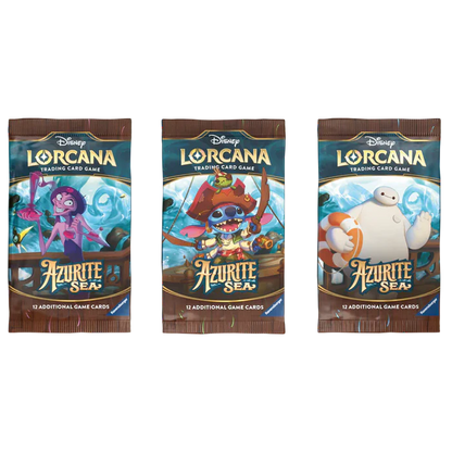 Disney Lorcana TCG: Azurite Sea Booster Box (24 Packs)