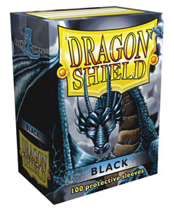 Dragon Shield Sleeves: Standard Classic Black (100 ct)