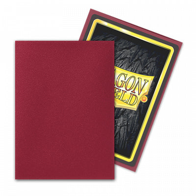 Dragon Shield Sleeves: Standard Matte Blood Red 'Simurag' (100 ct)