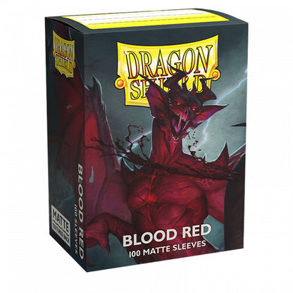 Dragon Shield Sleeves: Standard Matte Blood Red 'Simurag' (100 ct)