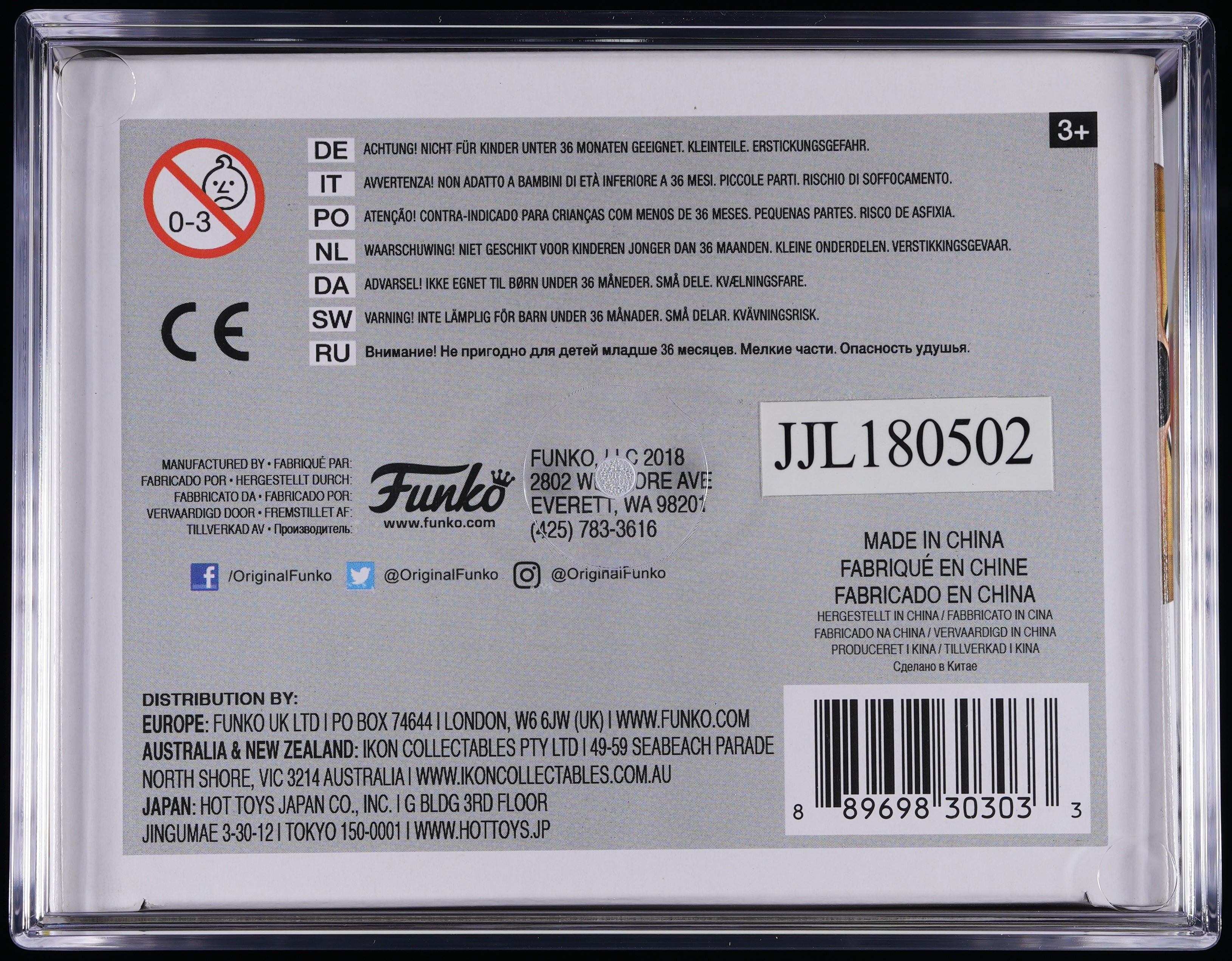 Funko Pop! PSA Graded The Banana Splits: Fleegle (2018 Summer Convention) PSA Graded 9 MINT Vinyl Figure #630 Cert #01008918