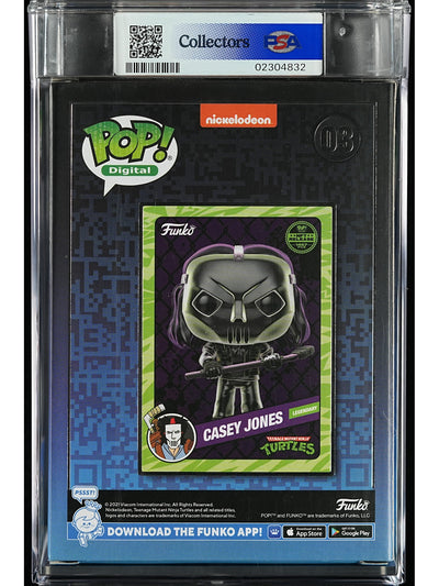 Funko Pop! Teenage Mutant Ninja Turtles: Casey Jones PSA Graded Vinyl Figure #03 Cert #02304832