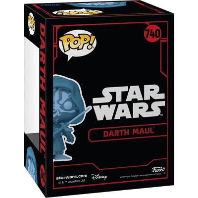 Funko POP! Star Wars: Hologram Darth Maul Glow in the Dark Specialty Series Exclusive Vinyl Figure #740