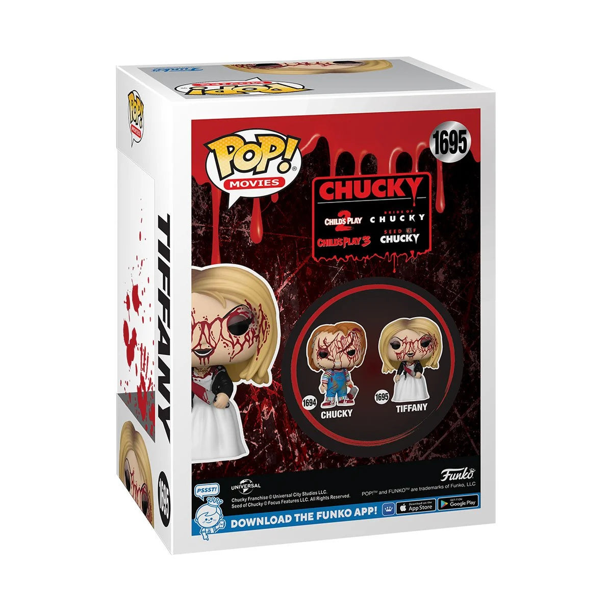 Funko Pop! Bride of Chucky: Tiffany Bloody (EE) Entertainment Earth Exclusive Vinyl Figure #1695