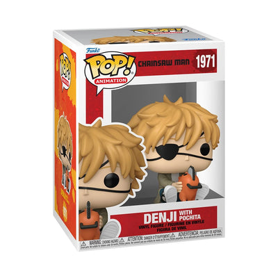 Funko Pop! Chainsaw Man: Denji with Pochita Vinyl Figure #1971