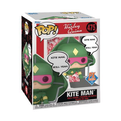 Funko Pop! DC Harley Quinn: Kite Man 2024 SDCC PX Exclusive Vinyl Figure #475