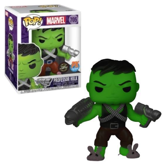 Funko Pop! Deluxe Marvel: Professor Hulk Glow in the Dark Limited Edition Chase PX Exclusive Vinyl Figure #705