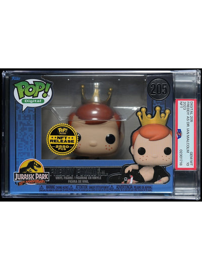 Funko Pop! Digital Jurassic Park: Freddy Funko as Dr. Ian Malcolm (PSA Graded) Vinyl Figure #205