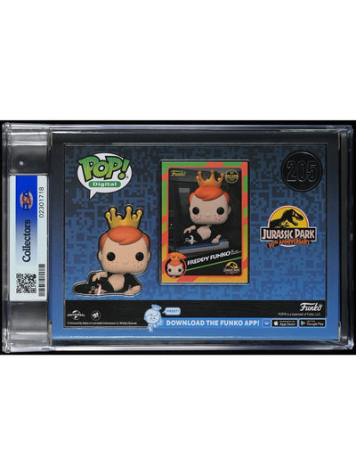 Funko Pop! Digital Jurassic Park: Freddy Funko as Dr. Ian Malcolm (PSA Graded) Vinyl Figure #205