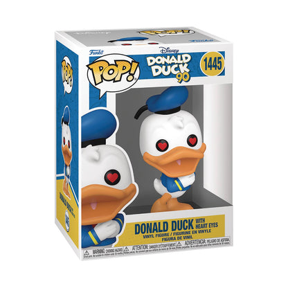 Funko Pop! Disney Donald Duck 90th: Donald Duck with Heart Eyes Vinyl Figure #1445