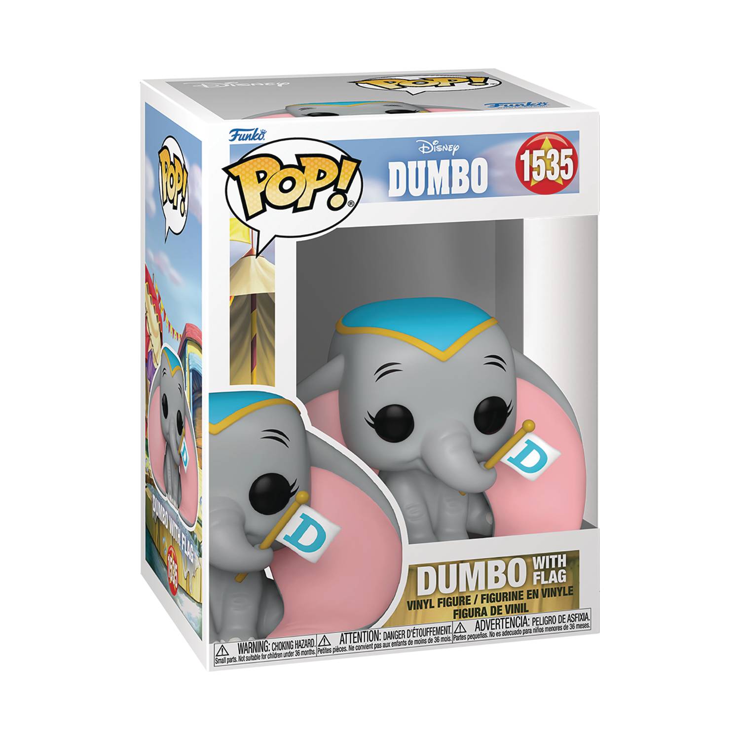 Funko Pop! Disney Dumbo: Dumbo with Flag Vinyl Figure #1535