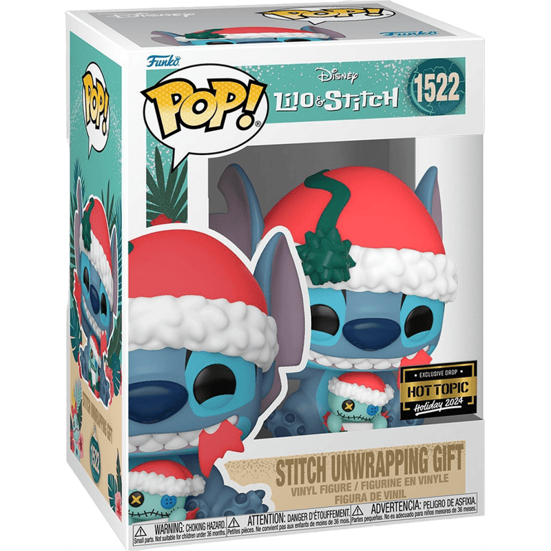 Disney Lilo Stitch Stitch Unwrapping Gift Hot Topic