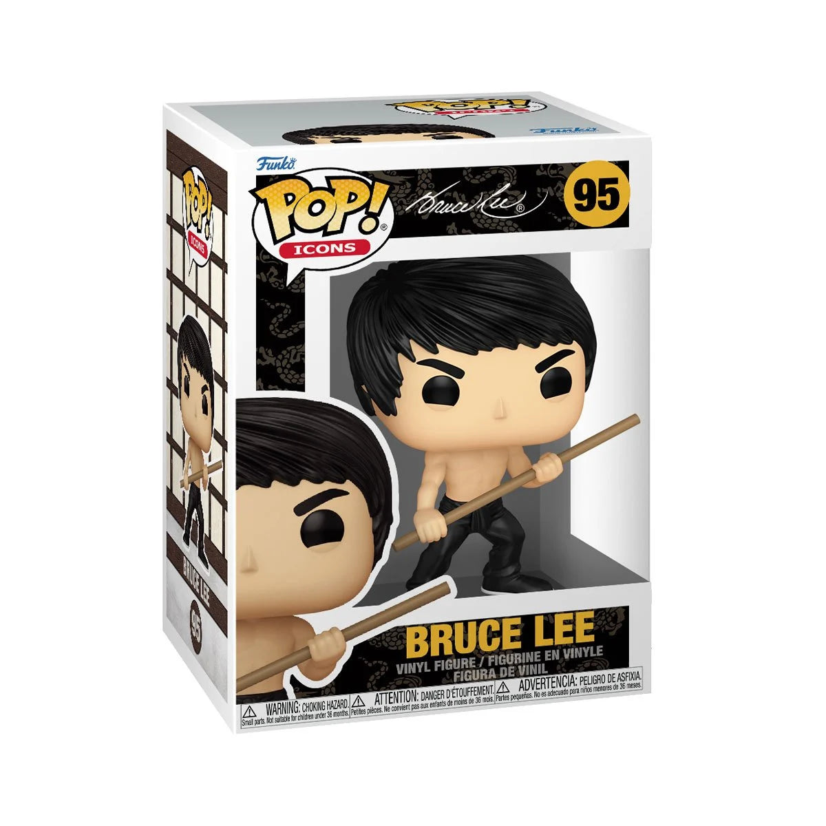 Funko Pop! Enter the Dragon: Bruce Lee (Dynamic) Vinyl Figure #95