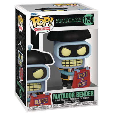 Funko Pop! Futurama: Matador Bender Vinyl Figure #1756