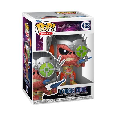 Funko Pop! Iron Maiden: Cyborg Eddie Vinyl Figure #438