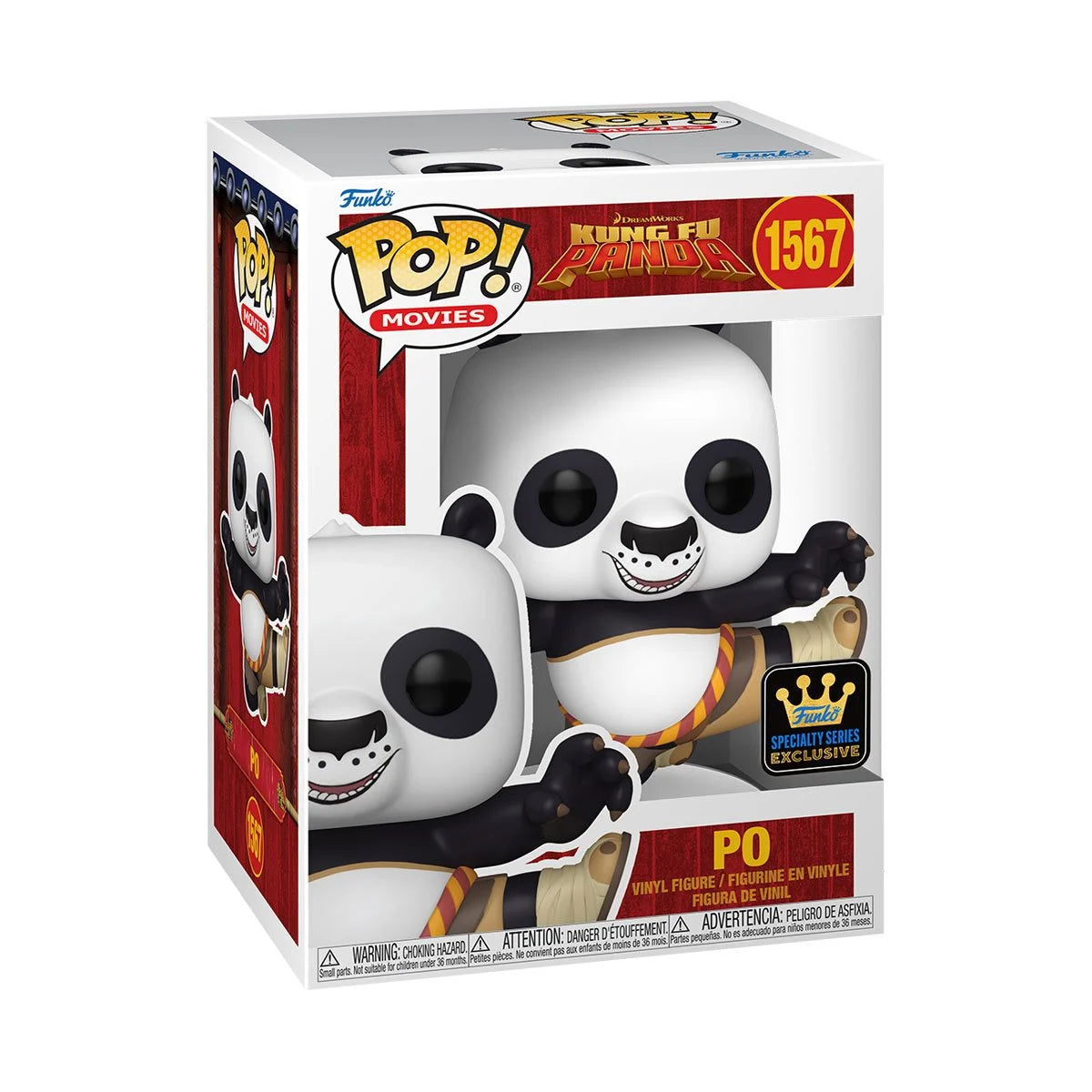 Funko Pop! Kung Fu Panda: Po (DreamWork's 30th Anniversary) Specialty Series Exclusive Vinyl Figure #1567