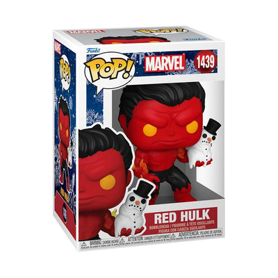 Funko Pop! Marvel Holiday: Red Hulk with Snowman Vinyl Figure #1439