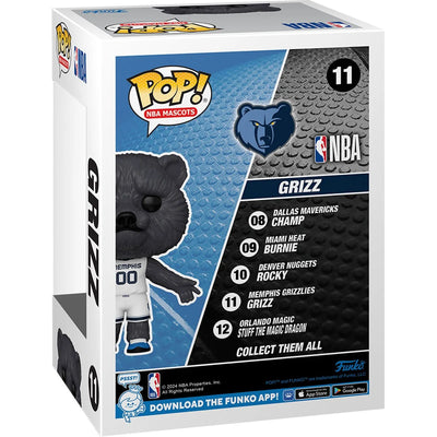 Funko Pop! NBA Mascots Memphis Grizzlies: Grizz Vinyl Figure #11
