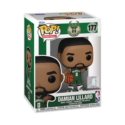 Funko Pop! NBA Milwaukee Bucks: Damien Lillard Vinyl Figure #177