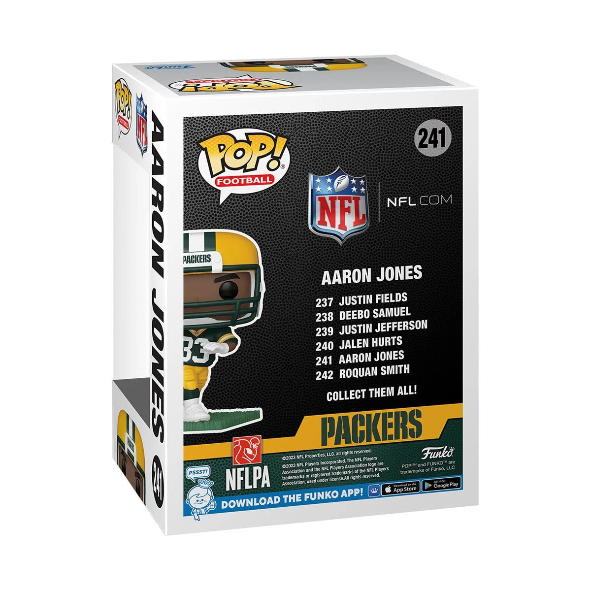 Funko Pop! NFL Green Bay Packers: Aaron Jones Vinyl Figure #241
