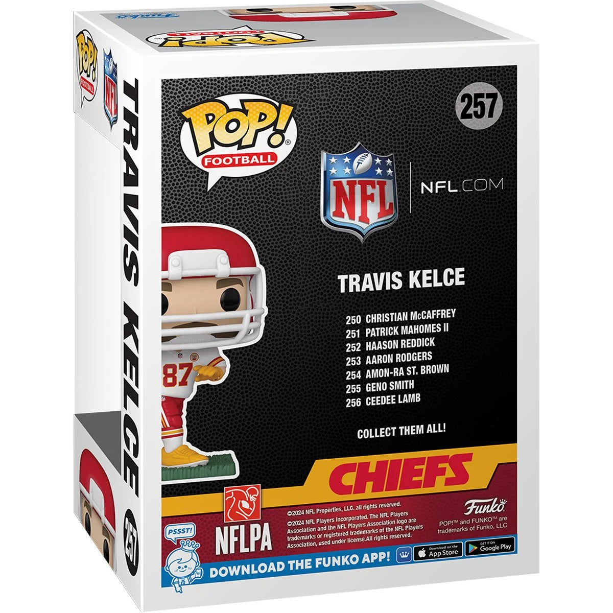 Funko Pop! NFL Kansas City Chiefs: Travis Kelce Away Jersey Vinyl Figure #257