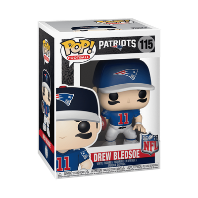 Funko Pop! NFL New England Patriots: Drew Bledsoe Vinyl Figure #115