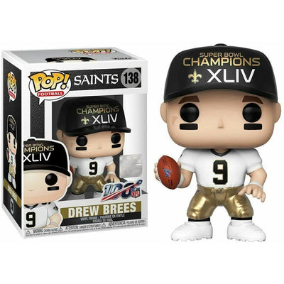 Funko Pop! NFL New Orleans Saints Drew Brees (Super Bowl Champions XLIV) Vinyl Figure #138