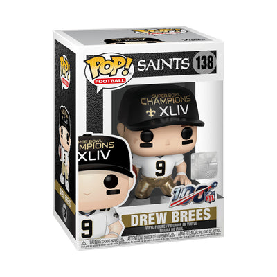 Funko Pop! NFL New Orleans Saints Drew Brees (Super Bowl Champions XLIV) Vinyl Figure #138
