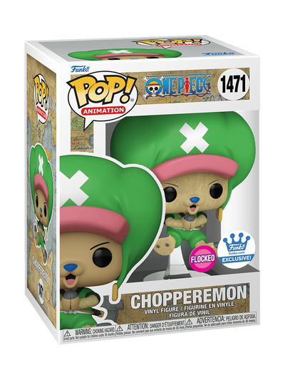 Funko Pop! One Piece: Chopperemon in Wano Outfit Flocked Funko Exclusive Vinyl Figure #1471