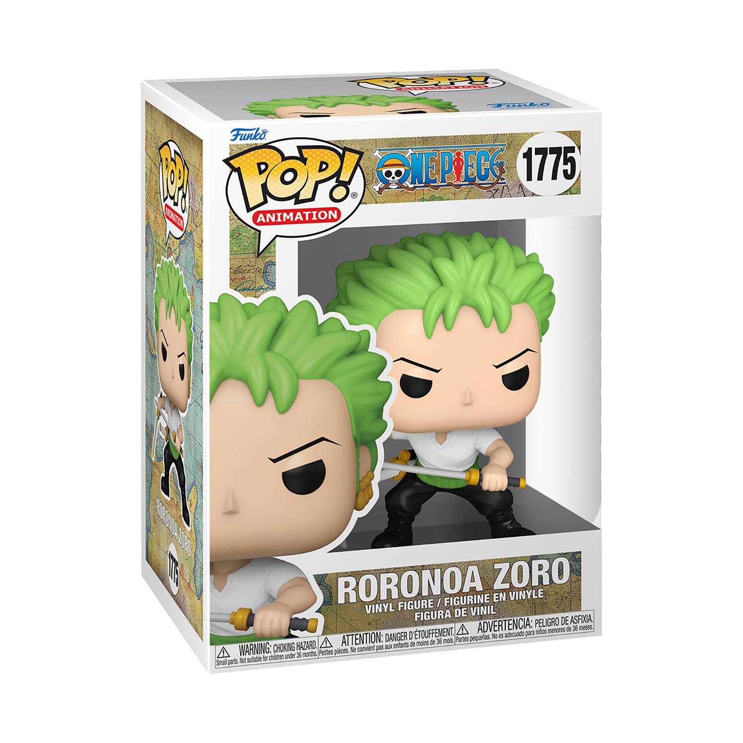 Funko Pop! One Piece: Roronoa Zoro Two Sword Style Vinyl Figure #1775
