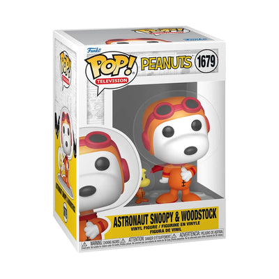 Funko Pop! Peanuts: Astronaut Snoopy & Woodstock Vinyl Figure #1679