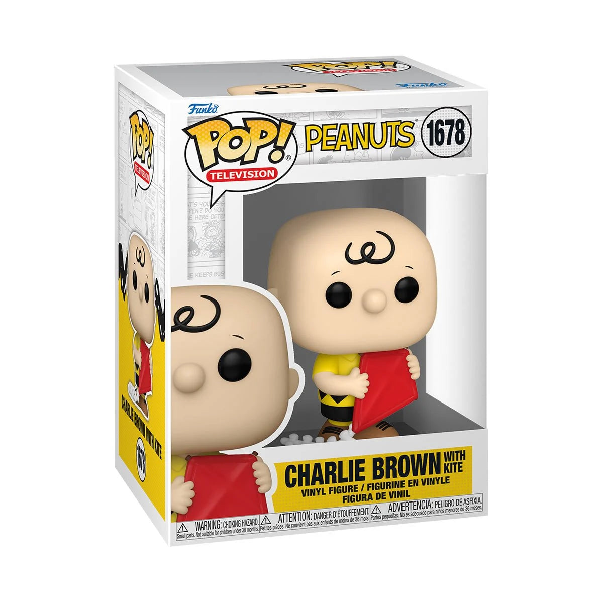 Funko Pop! Peanuts: Charlie Brown with Kite Vinyl Figure #1678