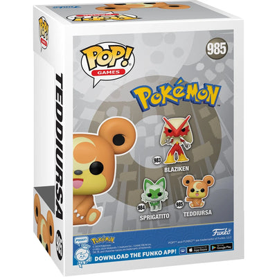 Funko Pop! Pokemon Teddiursa Vinyl Figure #985