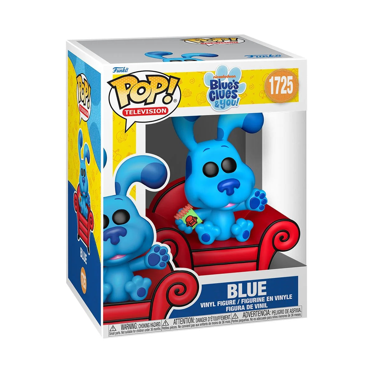 Funko Pop! Premium Blue's Clues & You: Blue with Couch Vinyl Figure #1725
