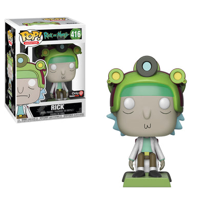 Funko Pop! Rick and Morty: Blips and Chitz Rick GameStop Exclusive Vinyl Figure #416