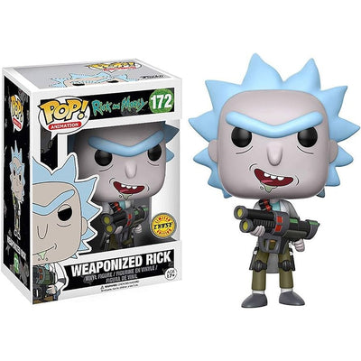 Funko Pop! Rick and Morty: Weaponized Rick Open Mouth Drool Limited Edition Chase Vinyl Figure #172
