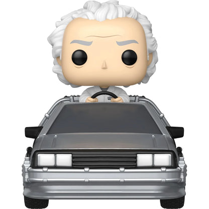 Funko Pop! Rides Back to the Future 40th Anniversary: Doc with Time Machine Vinyl Figure #133