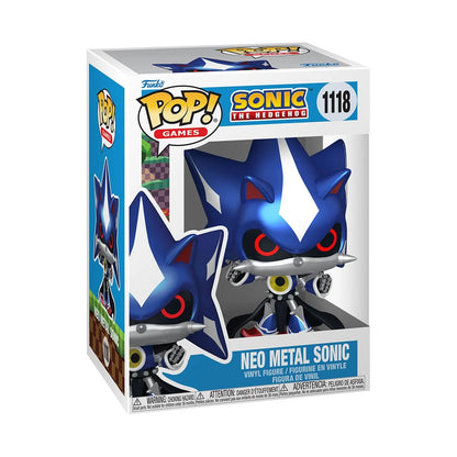 Funko Pop! Sonic The Hedgehog: Neo Metal Sonic Vinyl Figure #1118