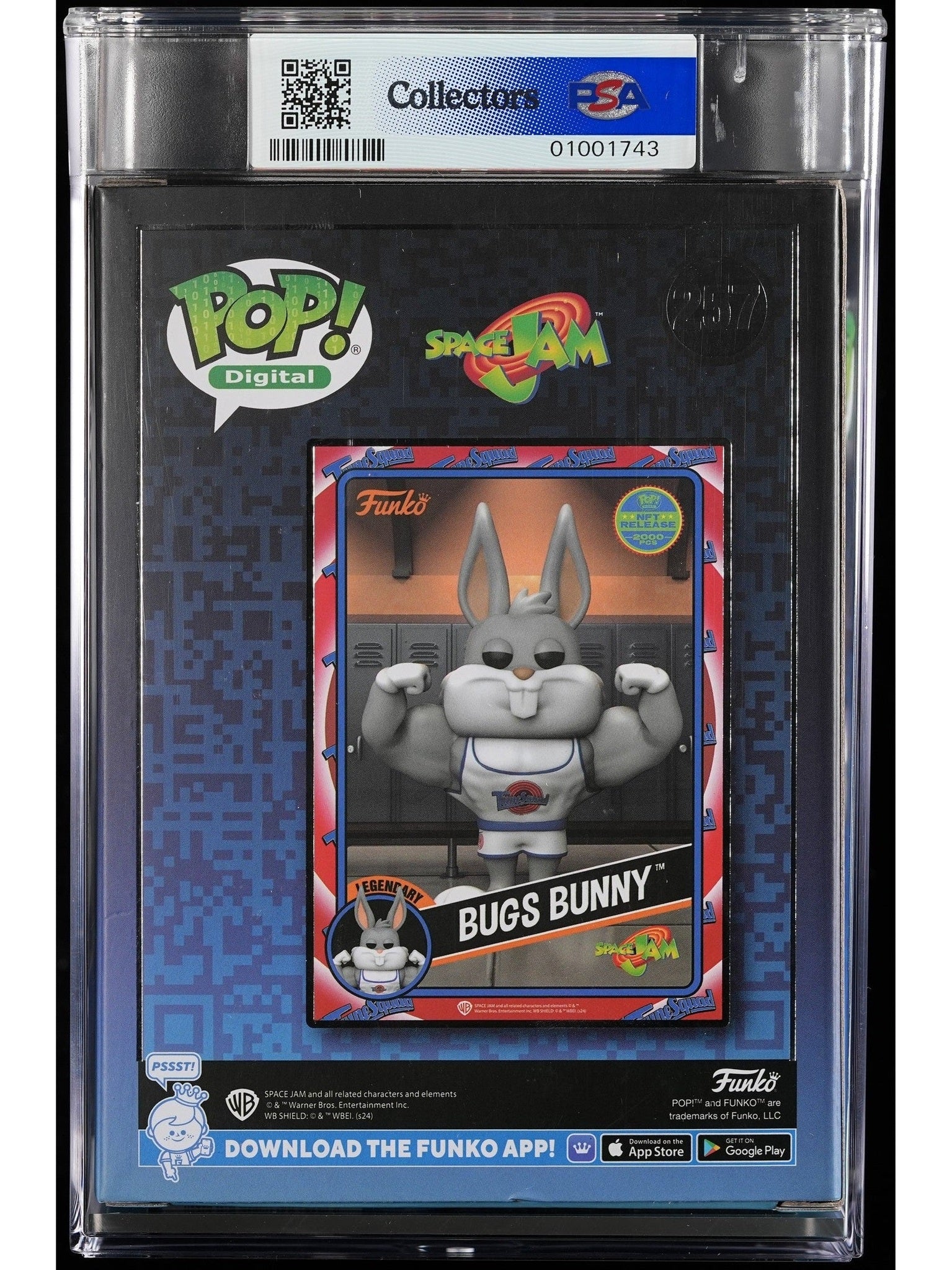 Funko Pop! Space Jam: Bugs Bunny (PSA Graded) Vinyl Figure #257