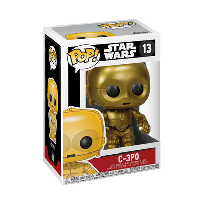 Funko Pop! Star Wars: C-3PO Figure (Black Box) Vinyl Figure #13