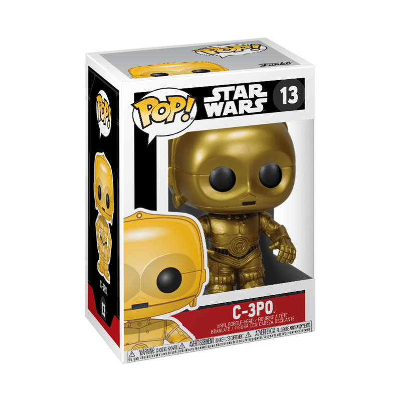 Funko Pop! Star Wars: C-3PO Figure (Black Box) Vinyl Figure #13