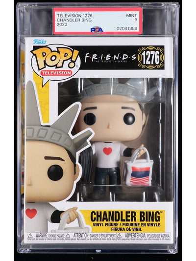 Funko Pop! TV - Friends: Chandler Bing (New York) PSA Graded Vinyl Figure #1276